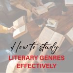 Stack of books labeled fiction, poetry, drama, and nonfiction symbolizing different literary genres